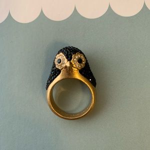 Kate Spade Dashing Beauty Penguin Ring - Size 8